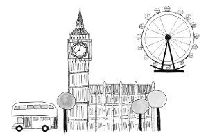 illustration of London
