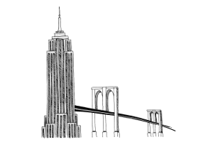 illustration of New York
